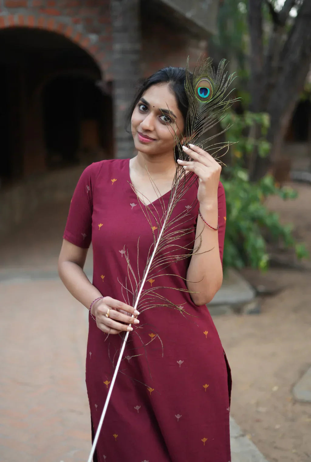 Women Cotton Printed Kurta Set