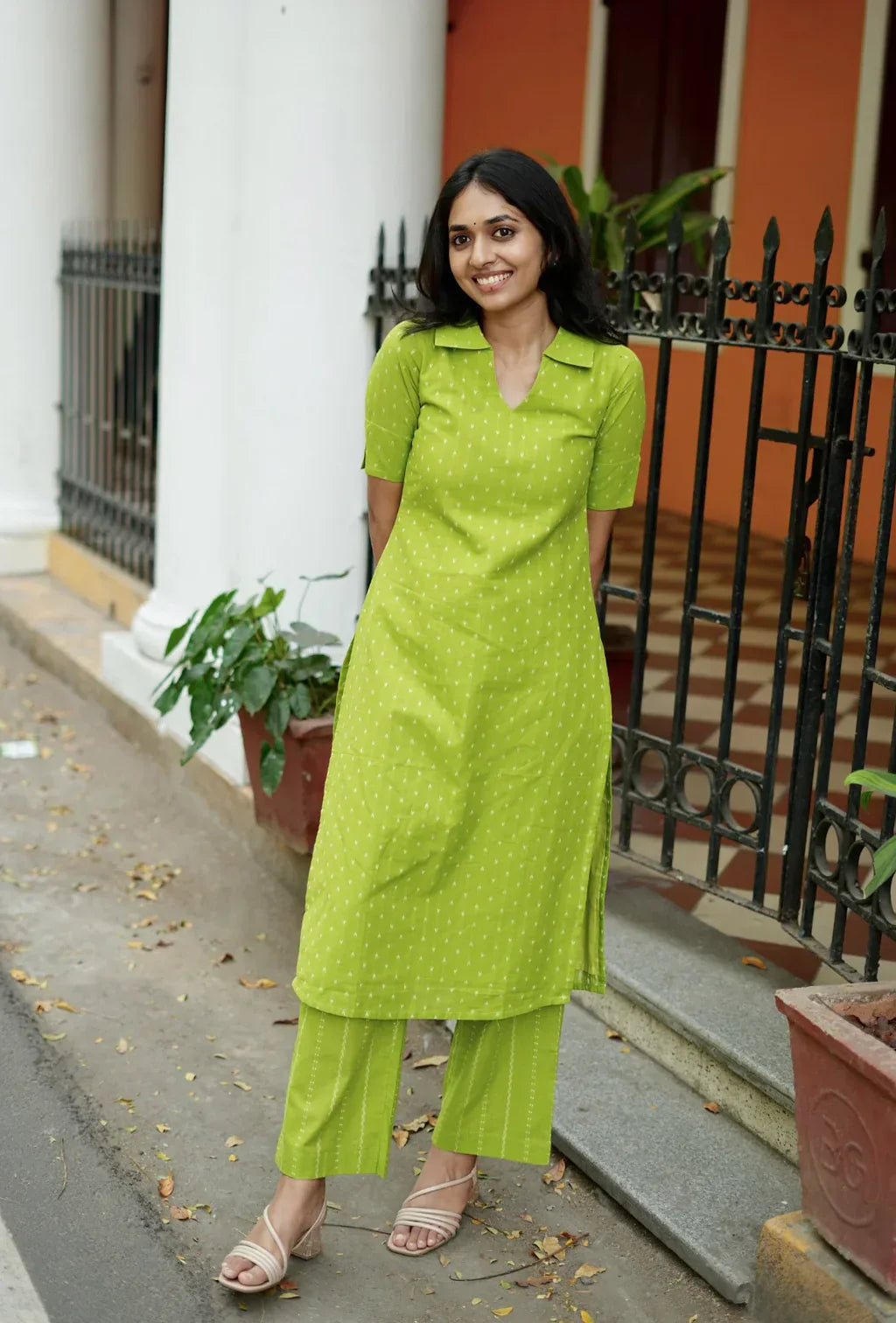 Women Cotton Printed Kurta Set