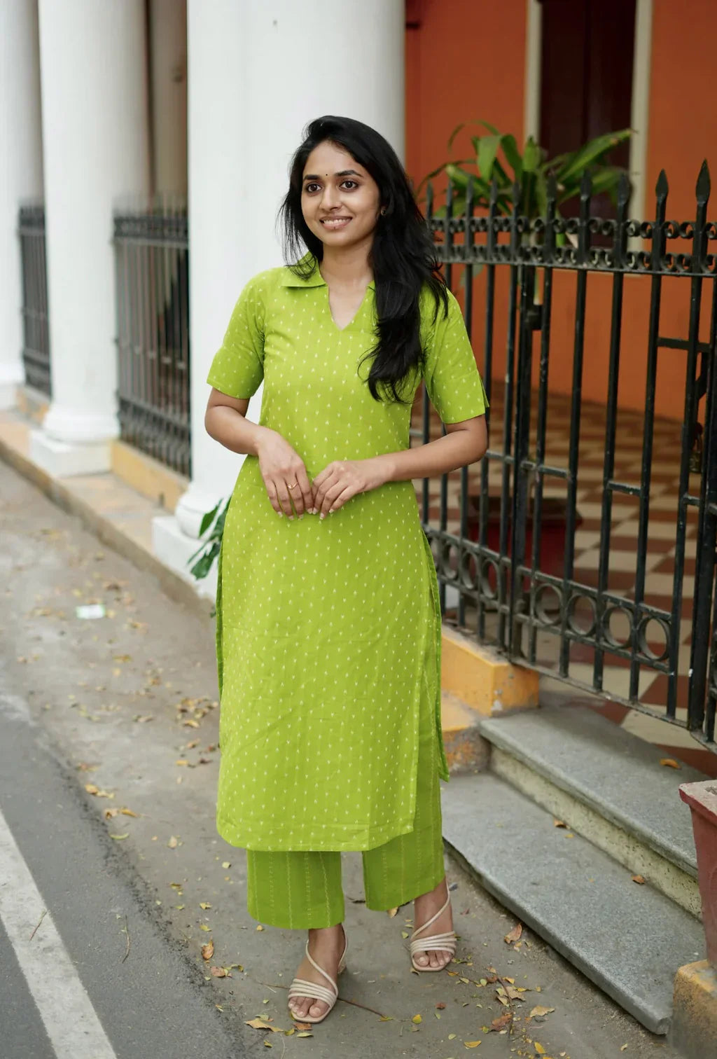 Women Cotton Printed Kurta Set