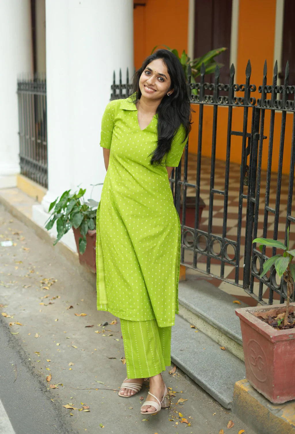 Women Cotton Printed Kurta Set