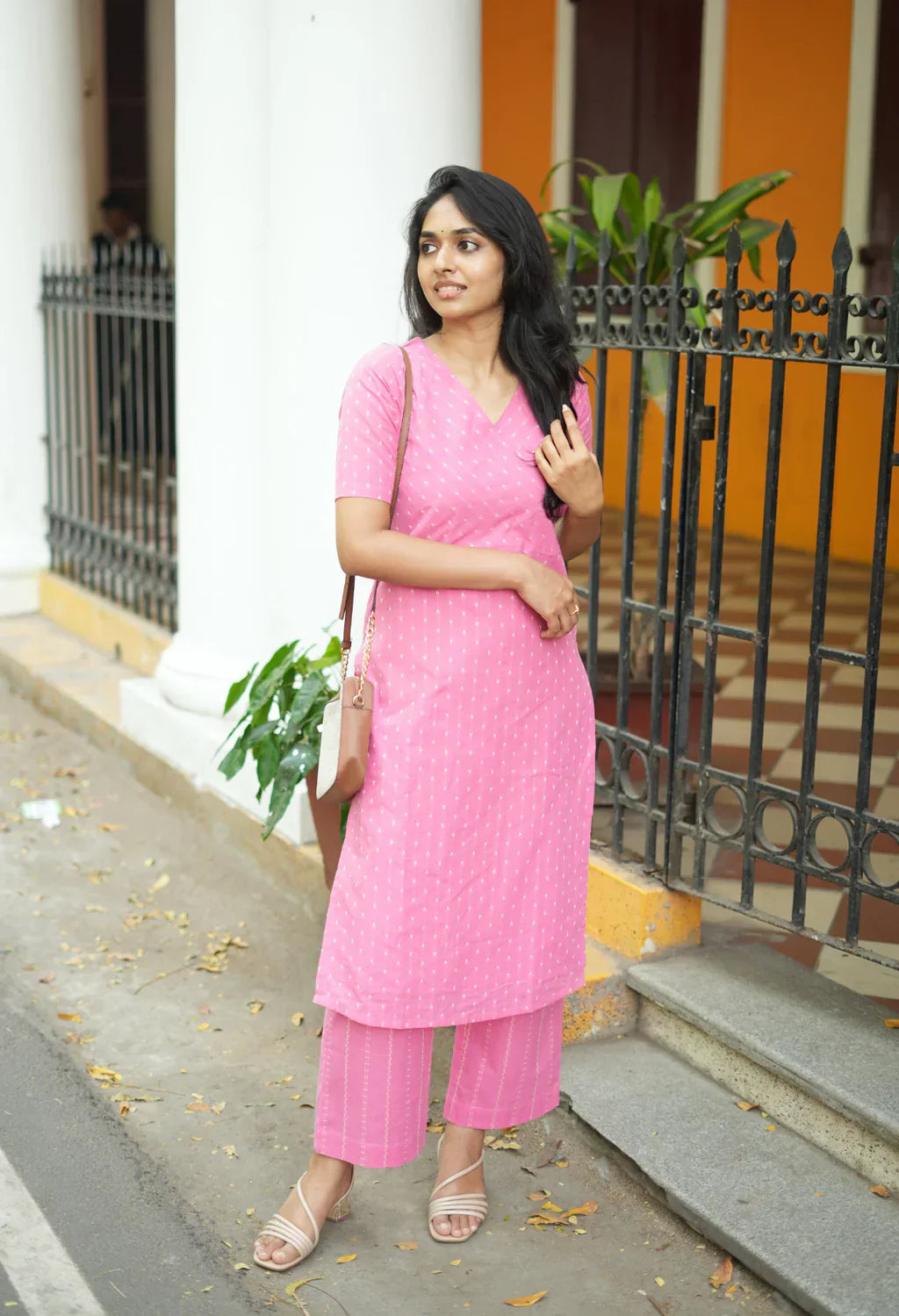 Women Cotton Printed Kurta Set