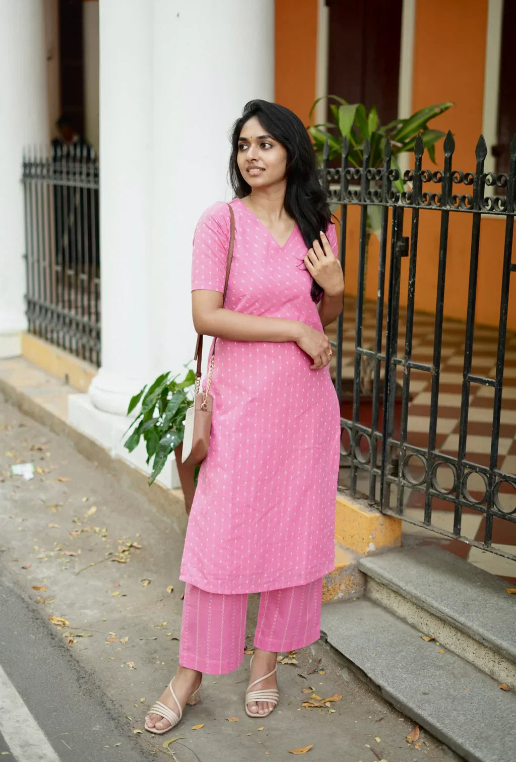 Women Cotton Printed Kurta Set