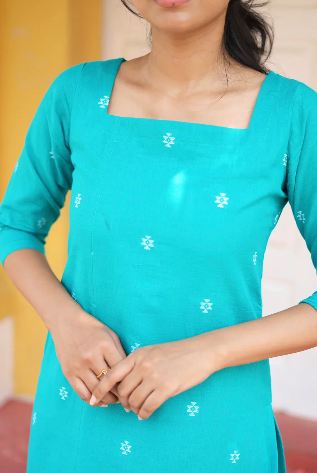 Women Cotton Printed Kurta Set