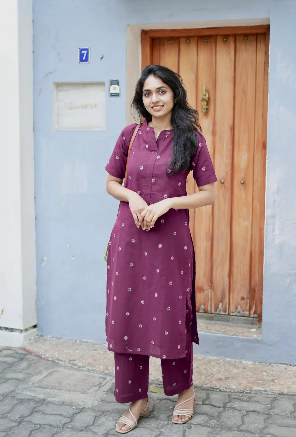 Women Cotton Printed Kurta Set