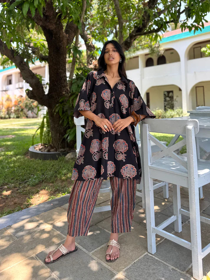 WOMEN CASUAL PRINTED CO-ORD SET