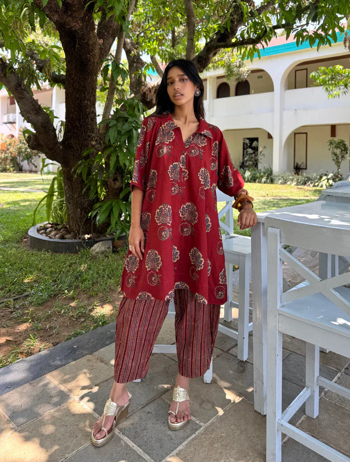 WOMEN CASUAL PRINTED CO-ORD SET