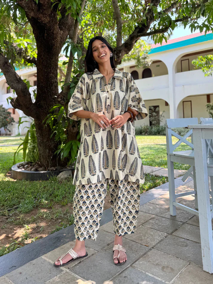 WOMEN CASUAL PRINTED CO-ORD SET