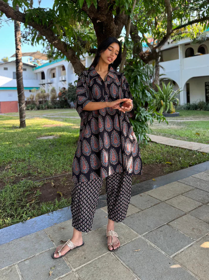 WOMEN CASUAL PRINTED CO-ORD SET