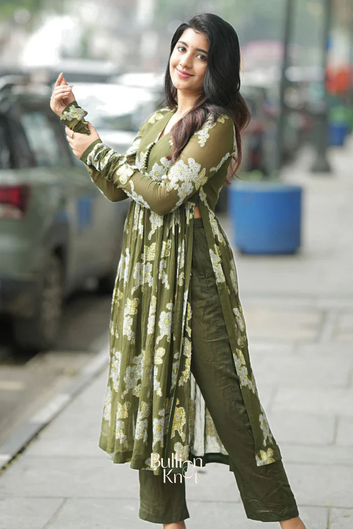 Kurta Set in Olive
