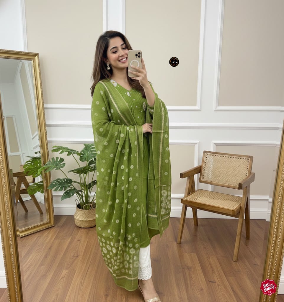 Cotton Ruby Bloom Suit Set