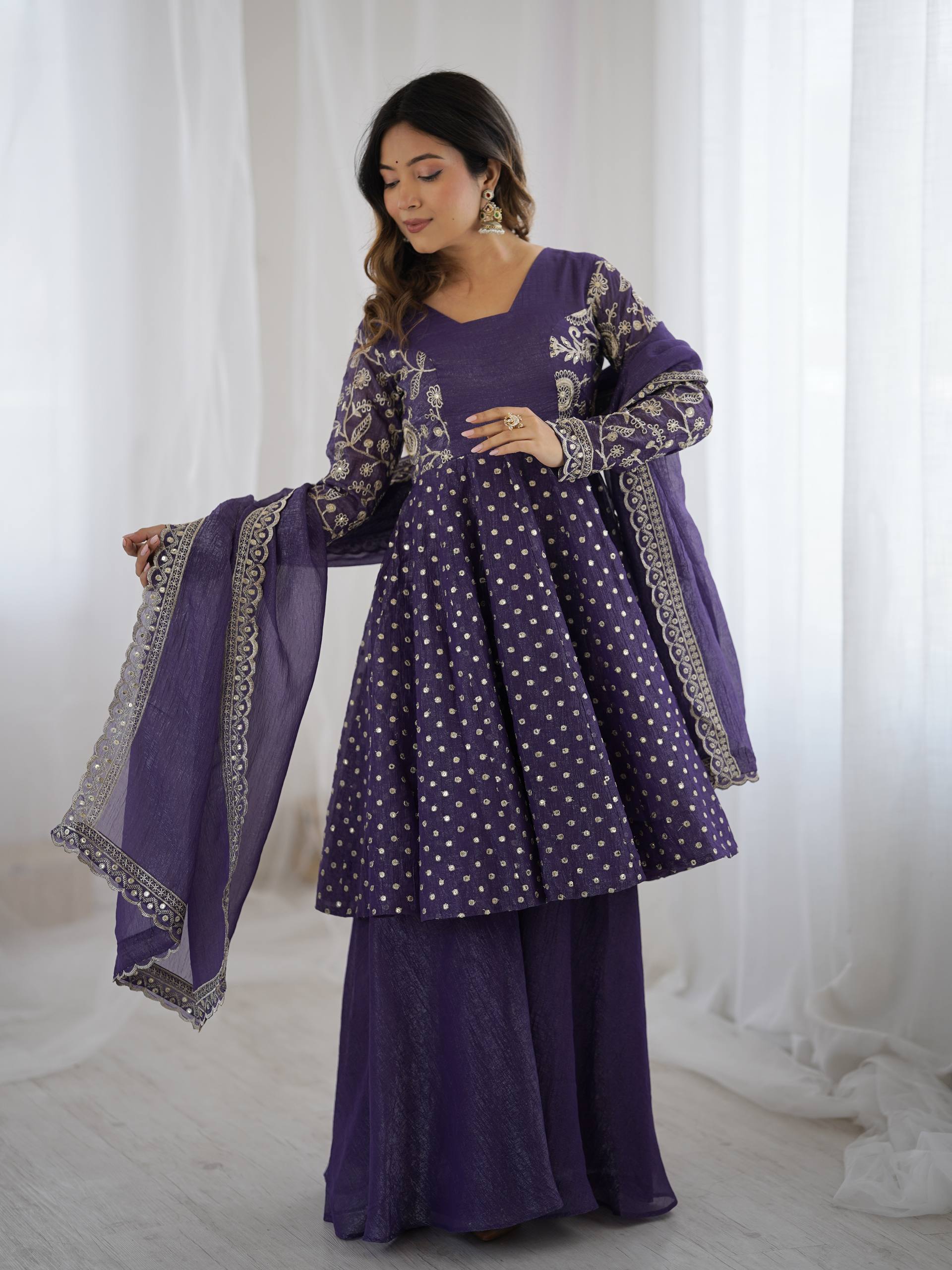 Women’s Ethnic Sharara Set