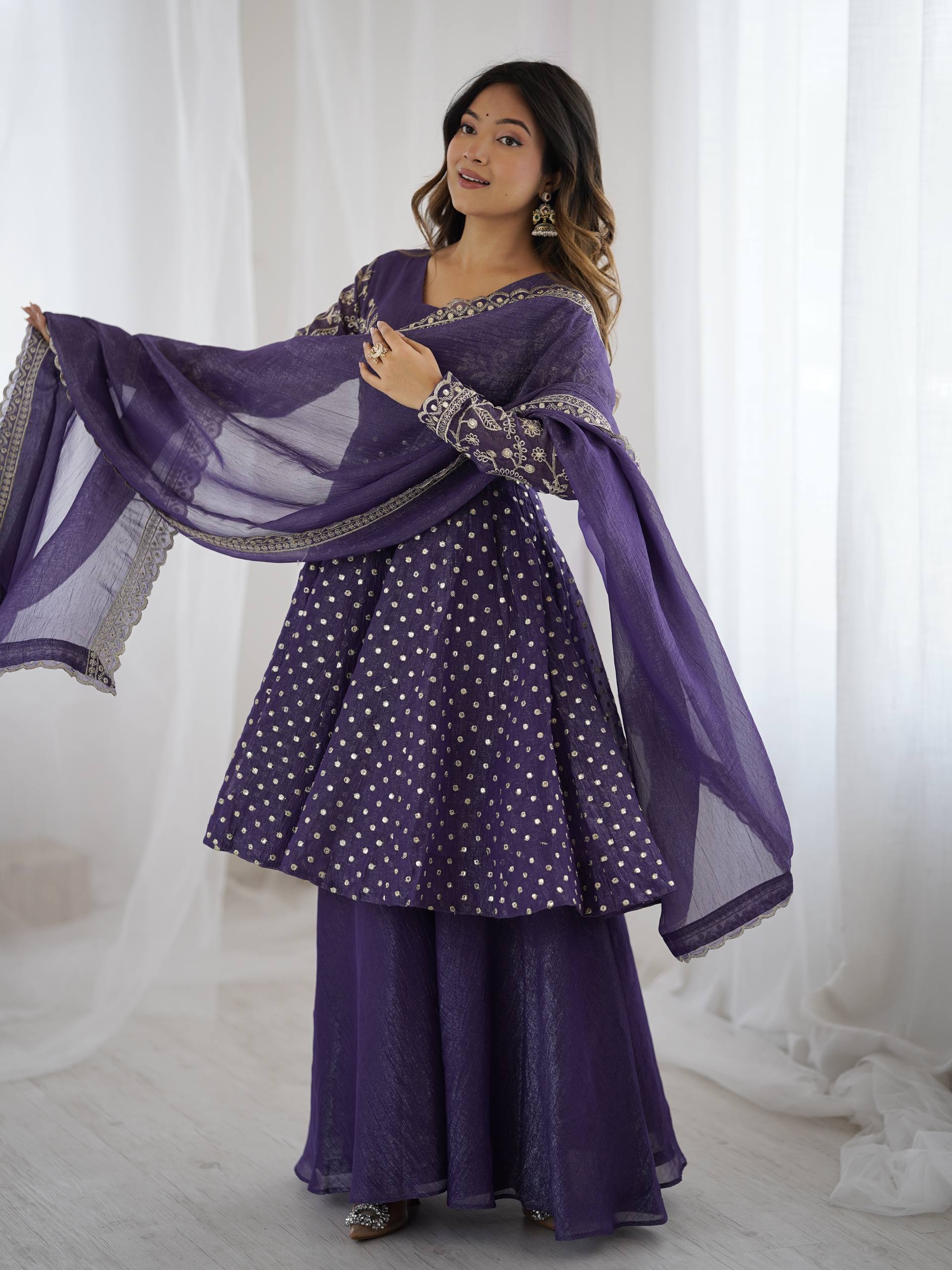 Women’s Ethnic Sharara Set